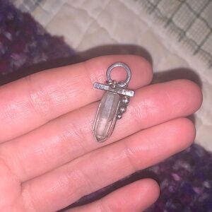 Silver Crystal Pendant Necklace
Sterling silver ankh pendant